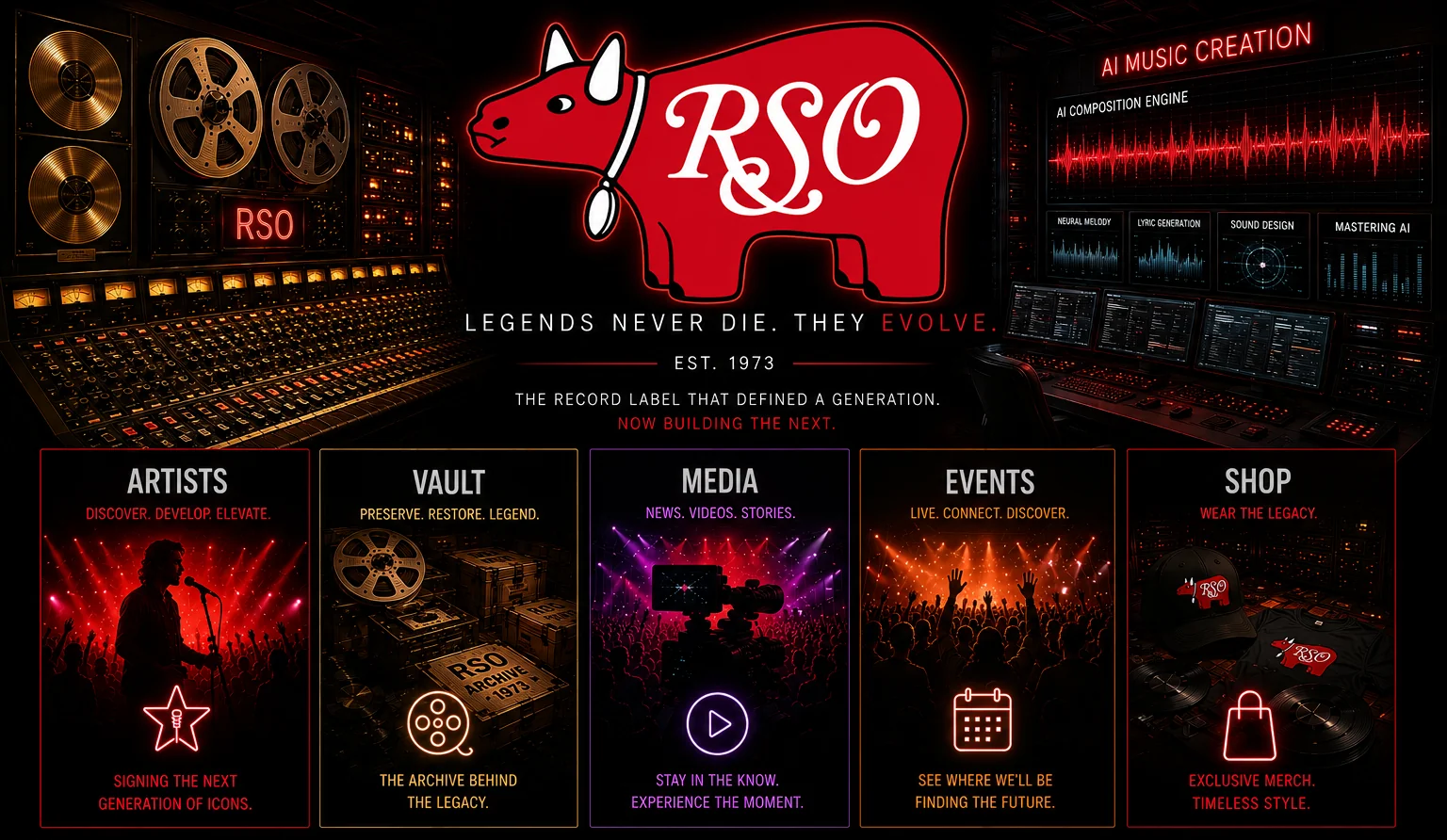 RSO Records Landing Page